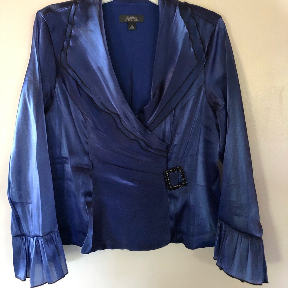 Navy Blue Top. Size 14. Dressbarn Collection.